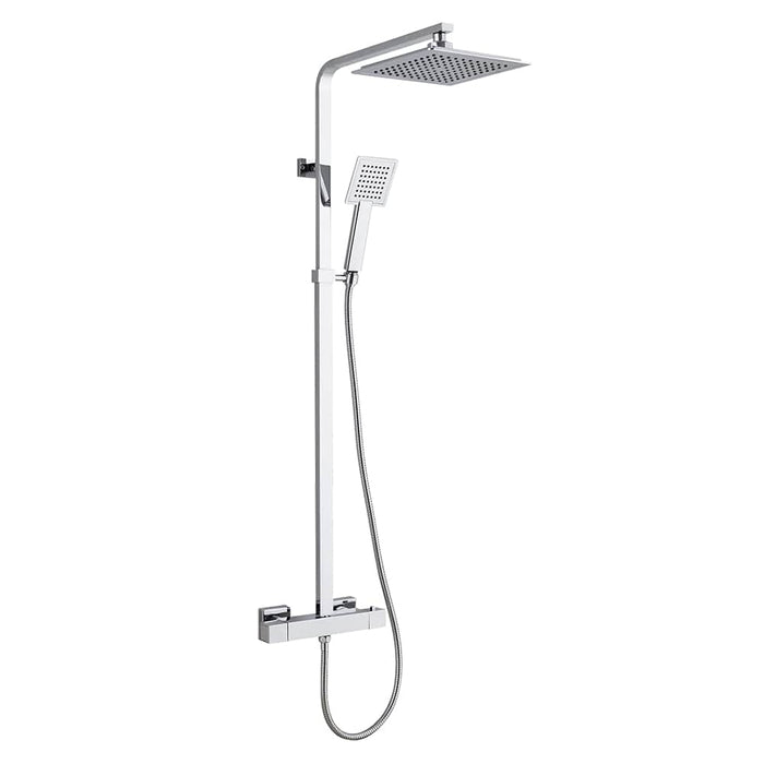 [BSTSS100] Zacha CP Square Expo Adj Thermo Shower - Cutout