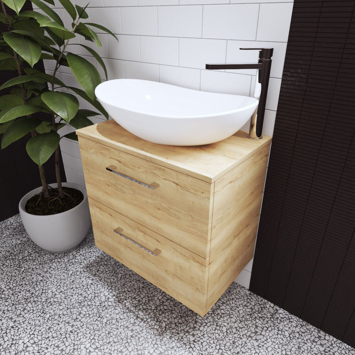 [BCCT259] Contemporary Oval Bathroom Countertop Basin Vessel, 360 x 615 x 155mm, Choice of Colour