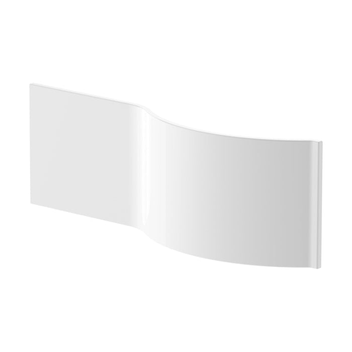 [BBPB202] Contemporary P Shaped Acrylic Bath Panel - Cutout