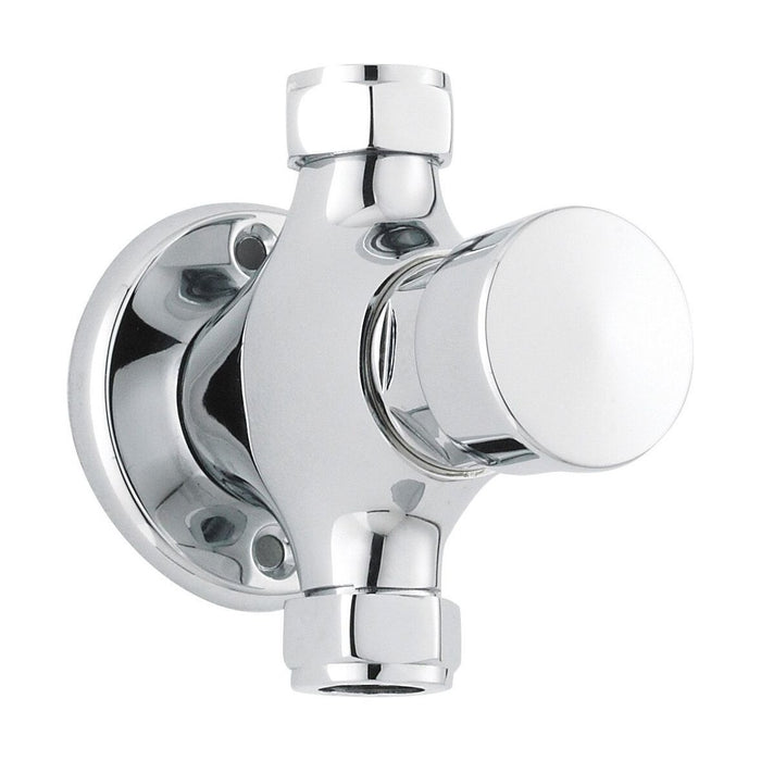 [BSCC788] Contemporary Round Manual Exposed Non-Concussive Timed Shower Valve - Chrome - Balterley - Cutout