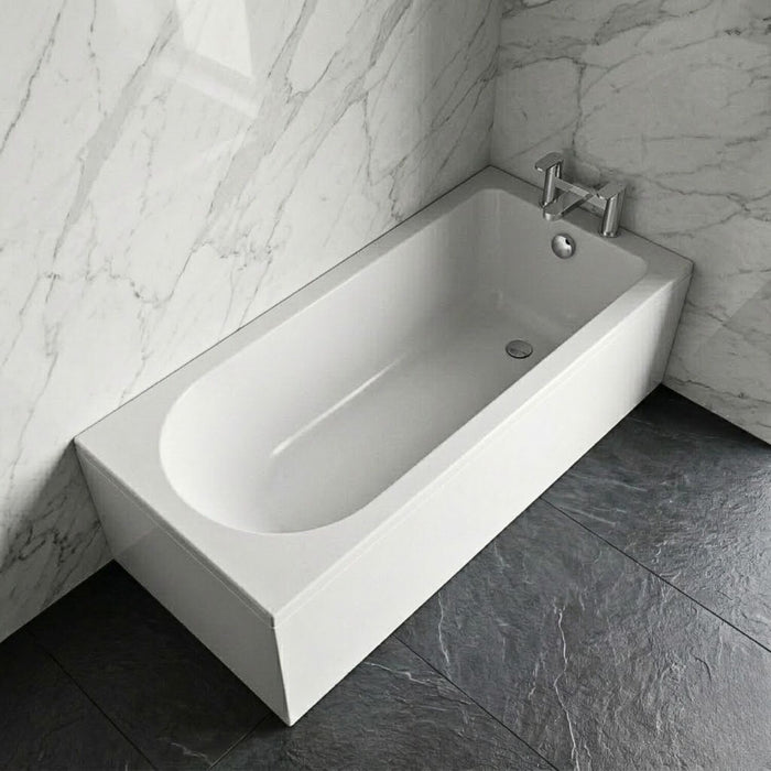 [BBSE609] Contemporary Round Single Ended Bath & Leg Set - Multiple Sizes Available - Silo