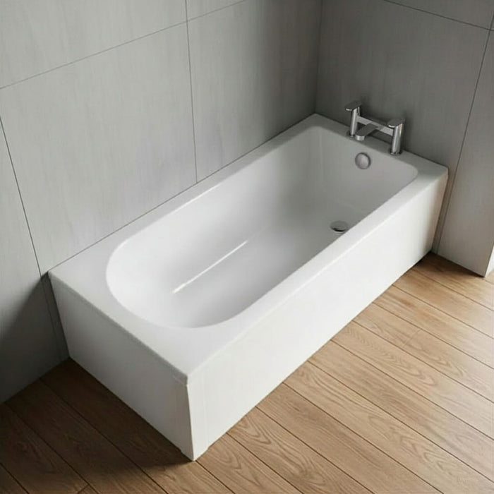 [BBSE610] Contemporary Round Single Ended Bath & Leg Set - Multiple Sizes Available - Silo