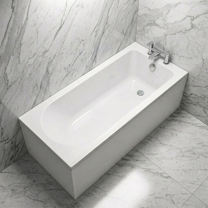 [BBSE614] Contemporary Round Single Ended Bath & Leg Set - Multiple Sizes Available - Silo