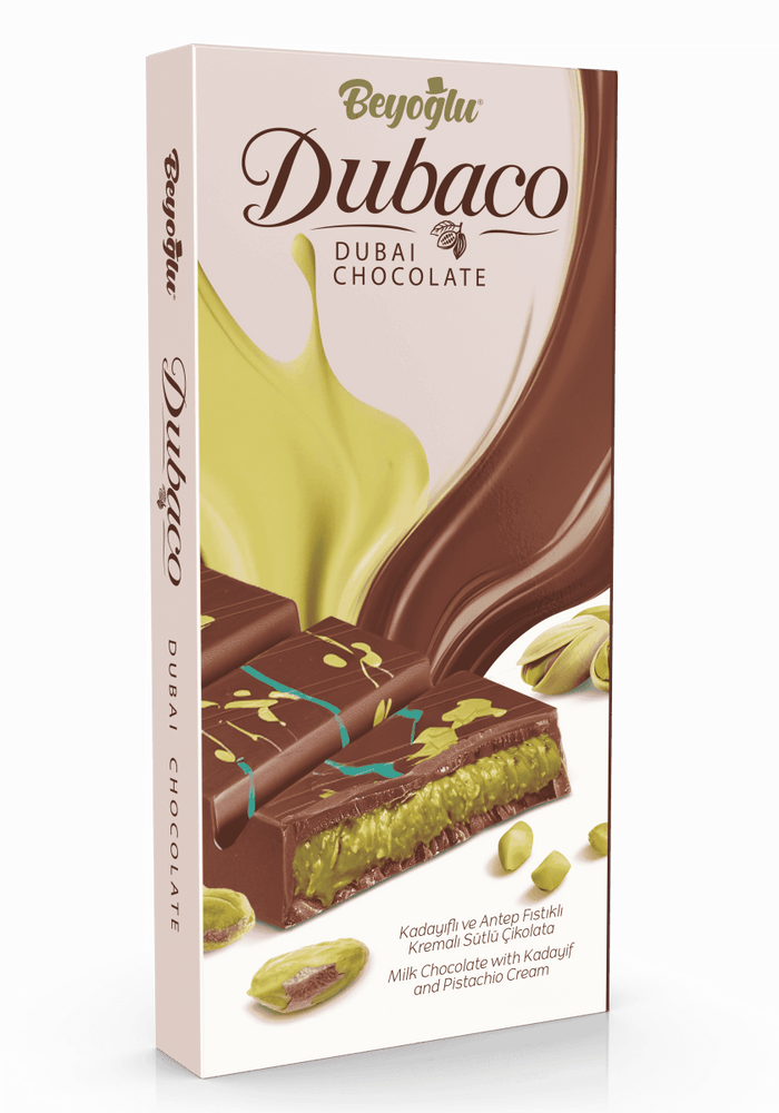 Beyoglu | Dubaco Crispy Kadayif Dubai Milk Chocolate - 95g - TryAladdin