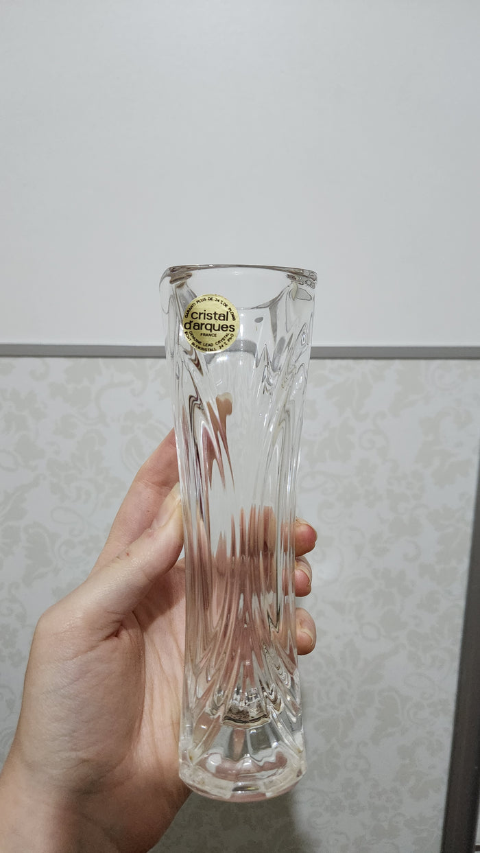 Cristal d'Arques France "Châtelet" Lead Crystal Bud Vase, 24% PbO