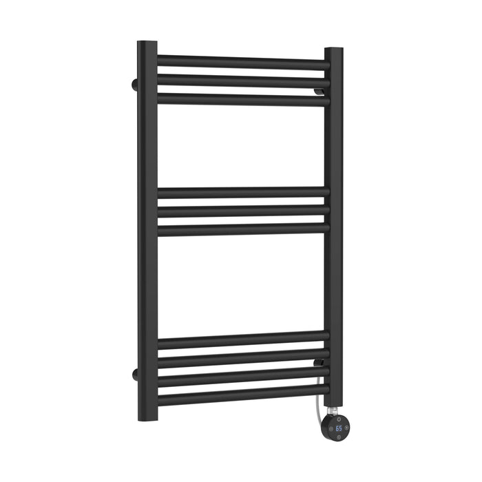 [BHER159] Croxall Electric Round Tube Heated Towel Rail with 10 Bars, 800 x 500mm - Choice of Colour - Cutout