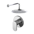 [BSBR07MV1] Current Shower Bundle Concealed Round Manual Valve, Arm & Head Kit - Chrome Balterley - Cutout