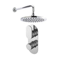 [BSBR13TW1] Current Shower Bundle Concealed Round Twin Valve, Arm & Head Kit - Chrome Balterley - Cutout