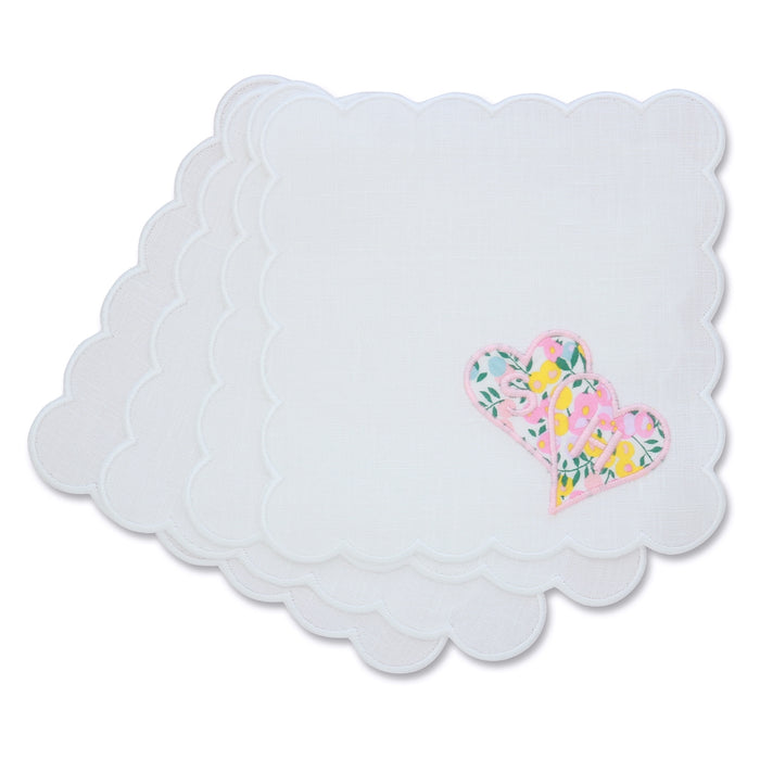 Custom Liberty Heart Cocktail Napkins