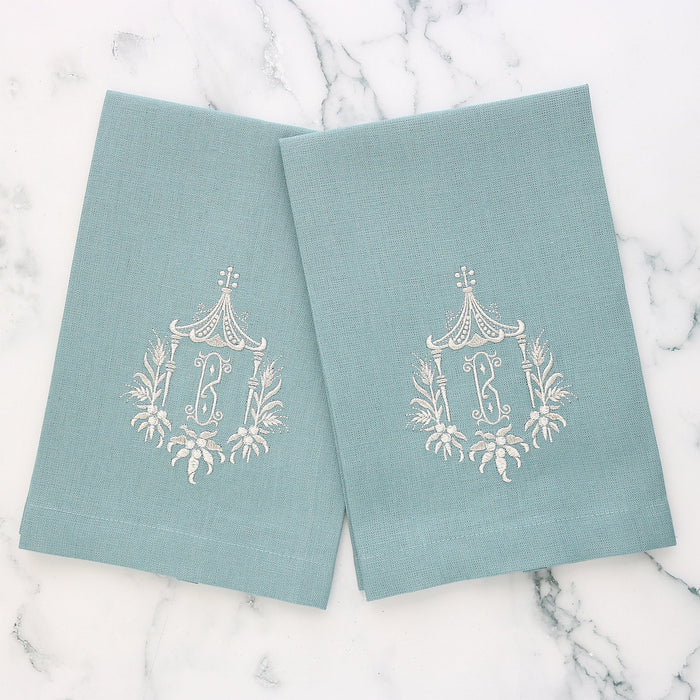 Custom Linen Guest Towels (Set of 3)