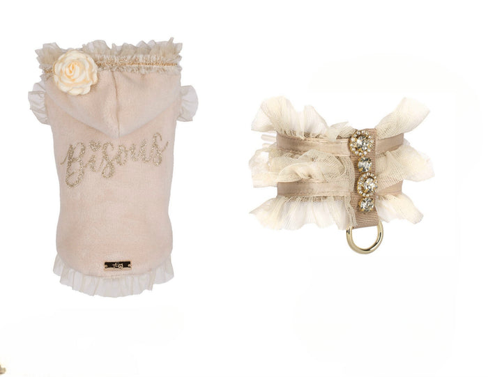 Diamond Gold Doggie Harness