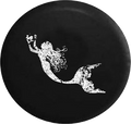 Distressed - Mermaid Sea Ocean Swimming Seashell Girl Jeep Camper Spare Tire Cover S270 35 inch