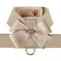 Doe with Champagne Glitzerati Nouveau Bow Tinkie Harness