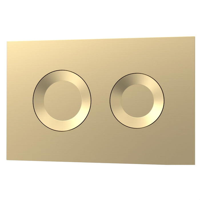 Round / Brushed Brass