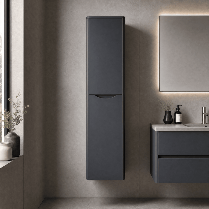 [BFAC1462] Dunwood Wall Hung 2 Door Tall Unit, 356mm, Choice of Colour
