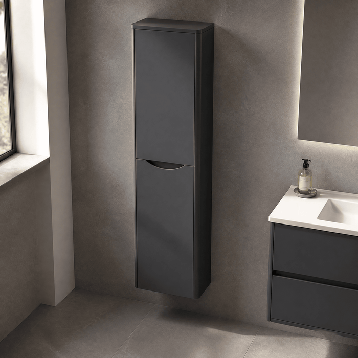 [BFAC1462] Dunwood Wall Hung 2 Door Tall Unit, 356mm, Choice of Colour