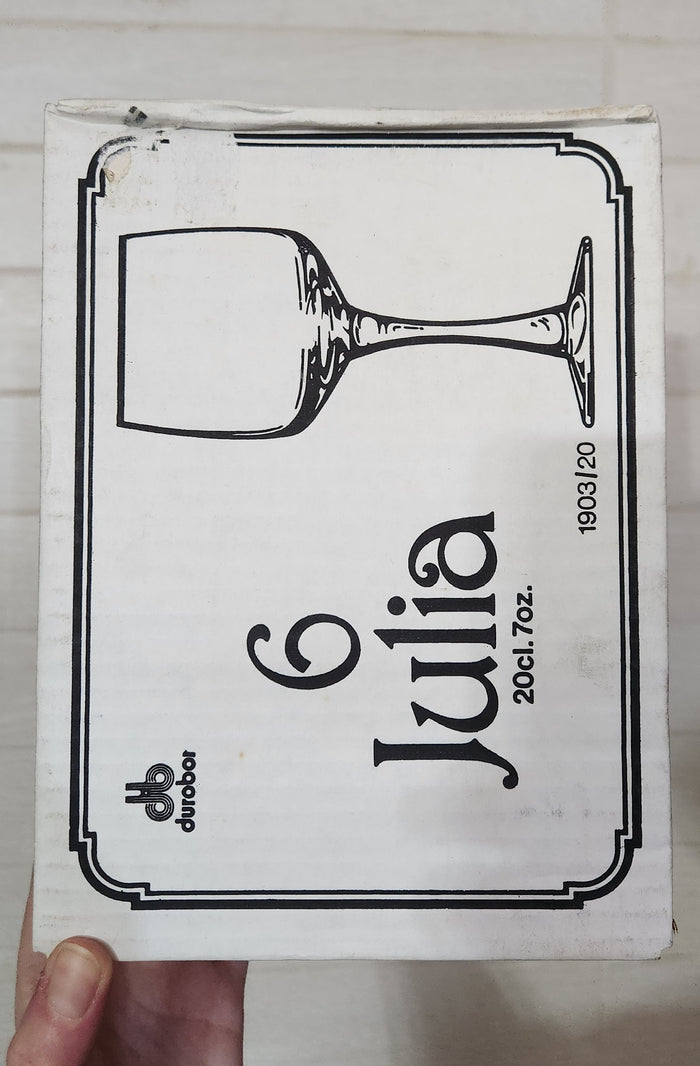 Durobor Julia Clear Wine Glasses Set of 6