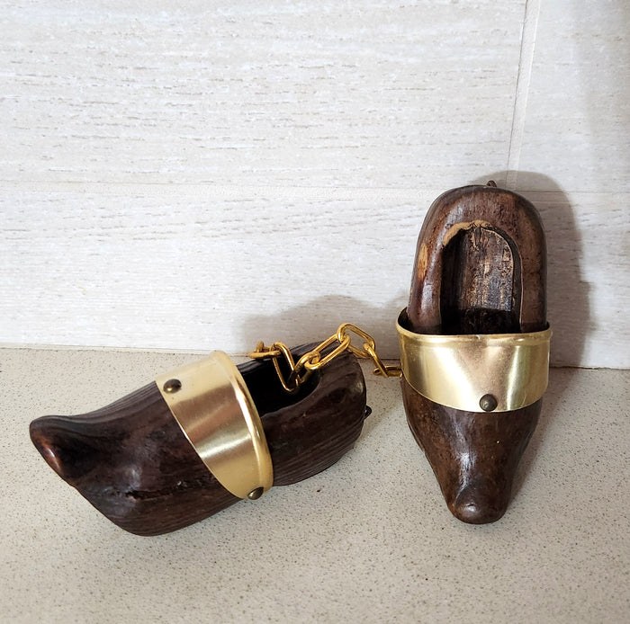 Dutch Wooden Clogs Shoes Wall Hanging Decor