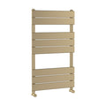 [BHFP882] Ecton Square Towel Radiator with Flat Panels 840mm x 500mm, Choice of Colour - Cutout