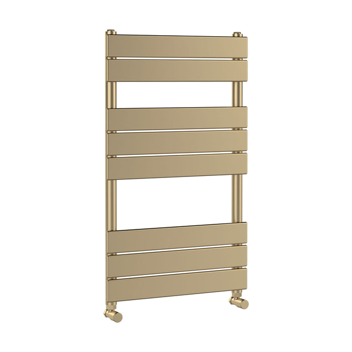 [BHFP882] Ecton Square Towel Radiator with Flat Panels 840mm x 500mm, Choice of Colour - Cutout