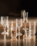 Elegant Soda Glass 42-Piece Drinkware Set - Audrey Collection