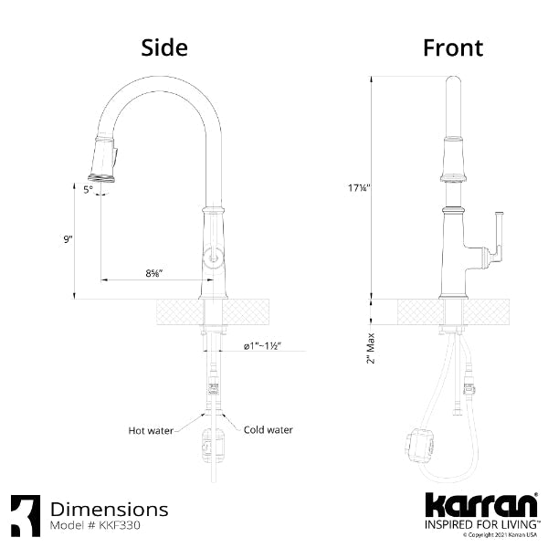 KKF330MB Dimensions