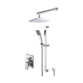 [BSBS37MV2] Empire Concealed Square Manual Valve Shower Set - Chrome - Balterley - Cutout