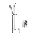 [BSBS25MV1] Empire Concealed Square Manual Valve & Slide Rail Kit Shower Bundle Set - Chrome - Balterley - Cutout