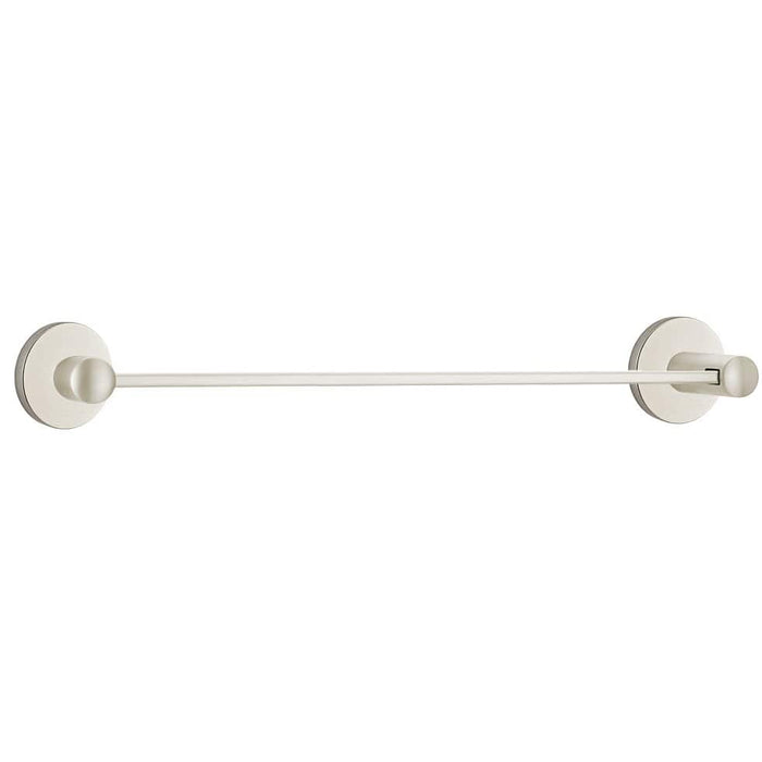 Emtek 24" Modern Brass Towel Bar With Disc Rosette