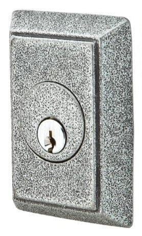 Emtek #3 Wrought Steel Double Cylinder Deadbolt in Satin Steel