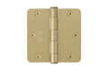 Emtek 91023 3-1/2" x 1/4" Radius Corners Residential Plain Bearing in Satin Brass