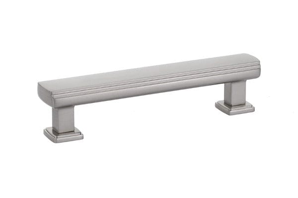 Emtek Art Deco 4" Cabinet Pull in Satin Nickel