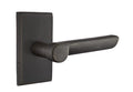 Emtek Aurora Lever with No. 3 Rosette in Medium Bronze