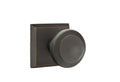 Emtek Bronze Butte Knob with No. 6 Rosette in Medium Bronze
