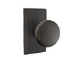 Emtek Bronze Winchester Knob with No. 3 Rosette in Medium Bronze