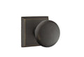 Emtek Bronze Winchester Knob with No. 6 Rosette in Medium Bronze