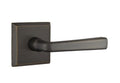 Emtek Cimarron Lever with No. 6 Rosette in Medium Bronze