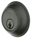 Emtek Classic Tuscany Bronze Double Cylinder Deadbolt in Flat Black