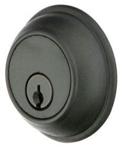 Emtek Classic Tuscany Bronze Double Cylinder Deadbolt in Flat Black