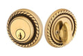 Emtek Rope Single Cylinder Deadbolt in French Antique