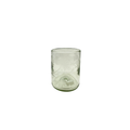 Etched Floral Rocks Glass