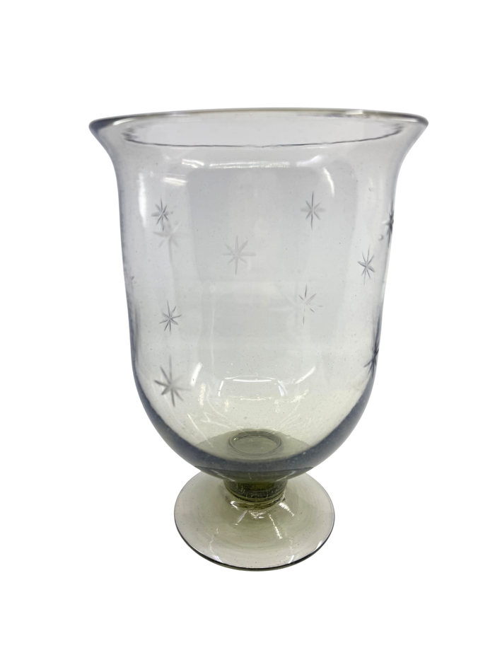 Etched Stars Bell Hurricane