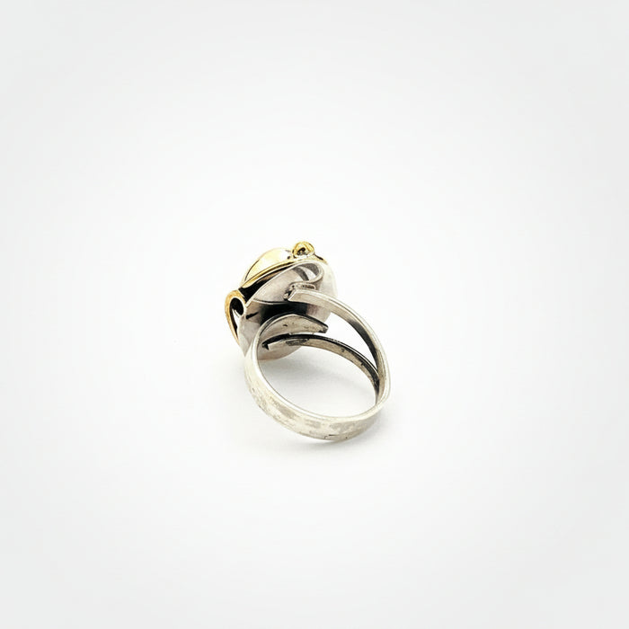 Exquisite Handmade 925K Sterling Silver White Zircon Oval Ring for Women - Timeless Gift