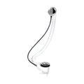 [BASB333] Extended Pop Up Bath Waste & Overflow for Baths up to 10mm Thick - Chrome - Cutout