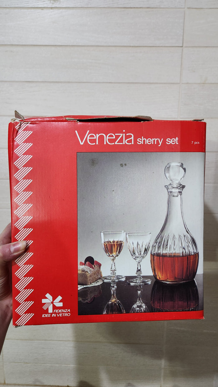 Fidenza 'Venezia' 7-piece sherry set