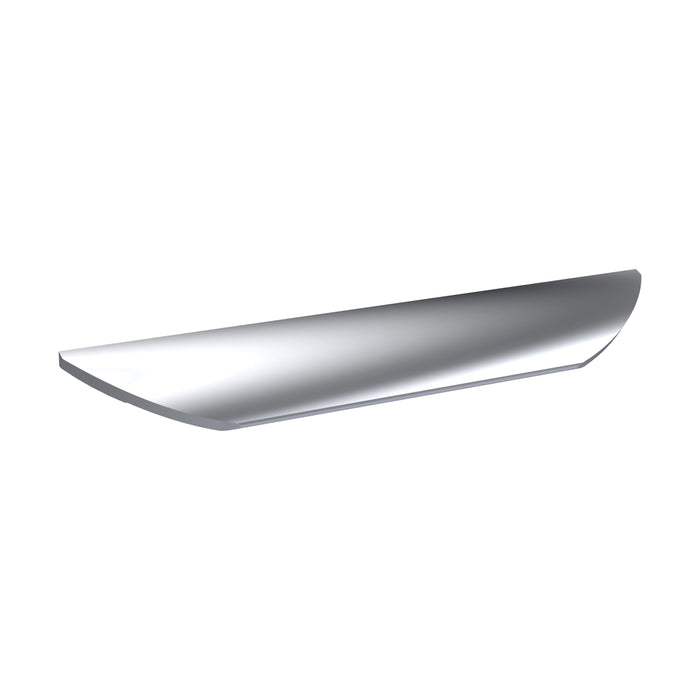 [BFHH109] Finger Pull Furniture Handle, 252mm (160mm Centres), Choice of Finish - Cutout