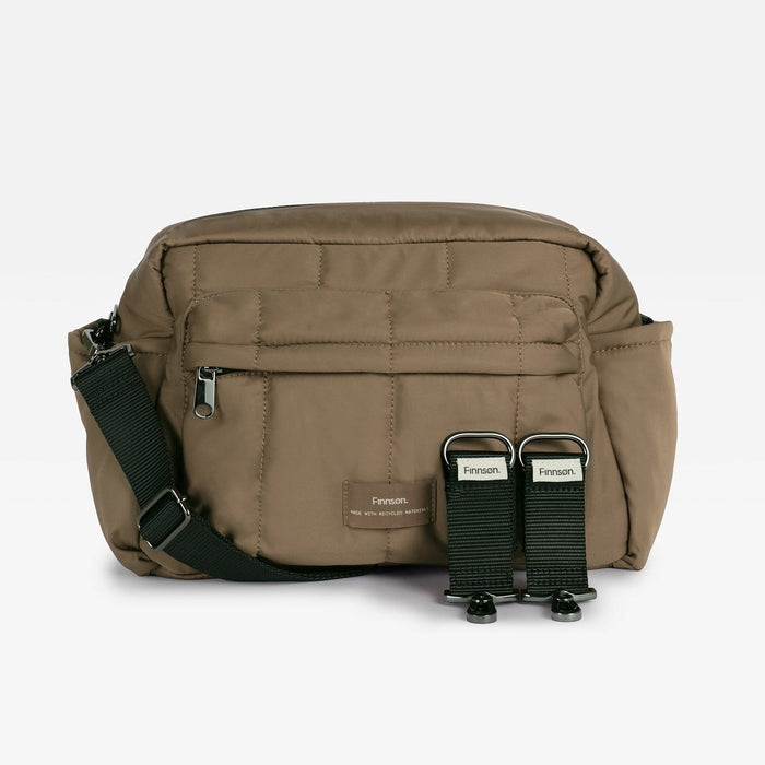 Finnson - FREYA Eco Oversized Stroller Organiser with Stroller Clips - Mocha