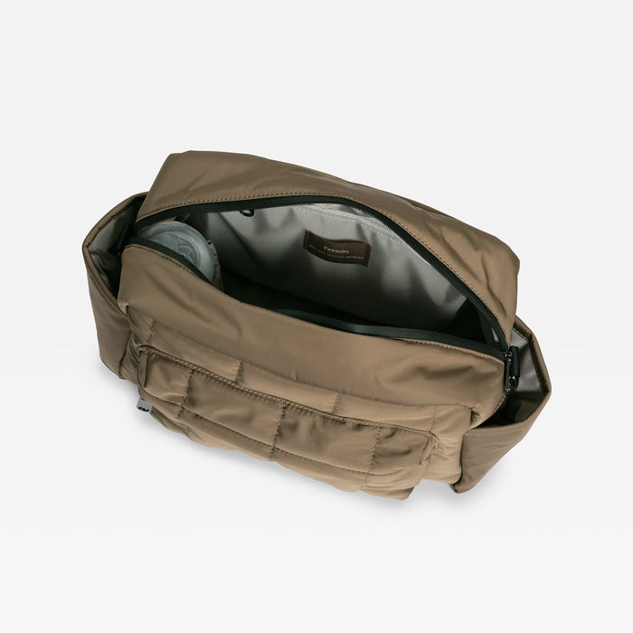 Finnson - FREYA Eco Oversized Stroller Organiser with Stroller Clips - Mocha