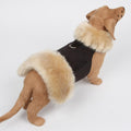 Fur Coat Black Champagne Fox