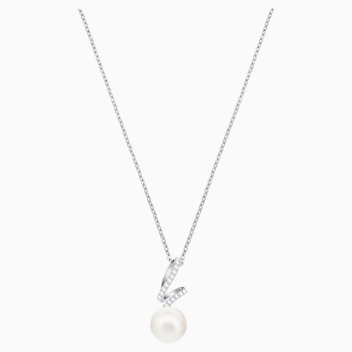 GABRIELLA:PENDANT PRL CRYWHITE/RHS OU